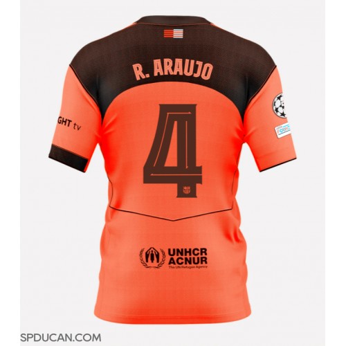 Muški Nogometni Dres Barcelona Ronald Araujo #4 Rezervni 2025-26 Kratak Rukav